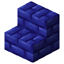 artisanat:blue_concrete_brick_stairs